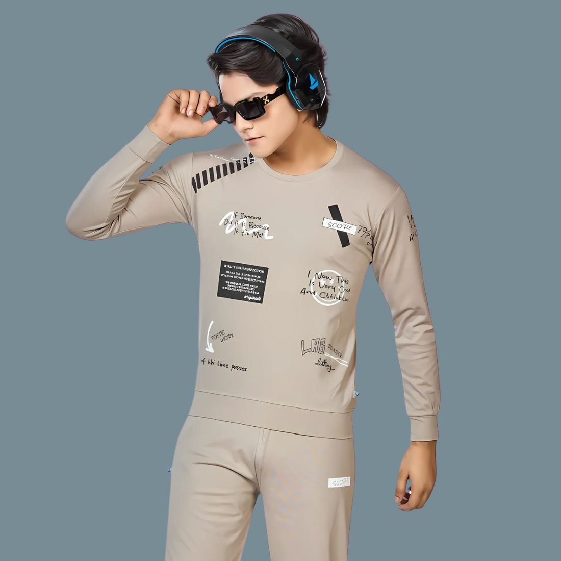 Boys Fawn Special Comfort Night Suit