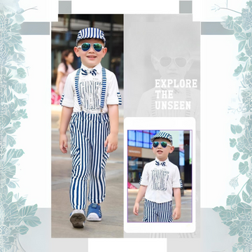 Pant With Superb Quality Suspender And Bow