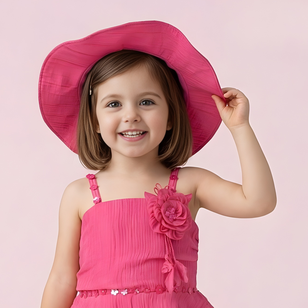 Girls Rani Stylish Sleeveless Frock