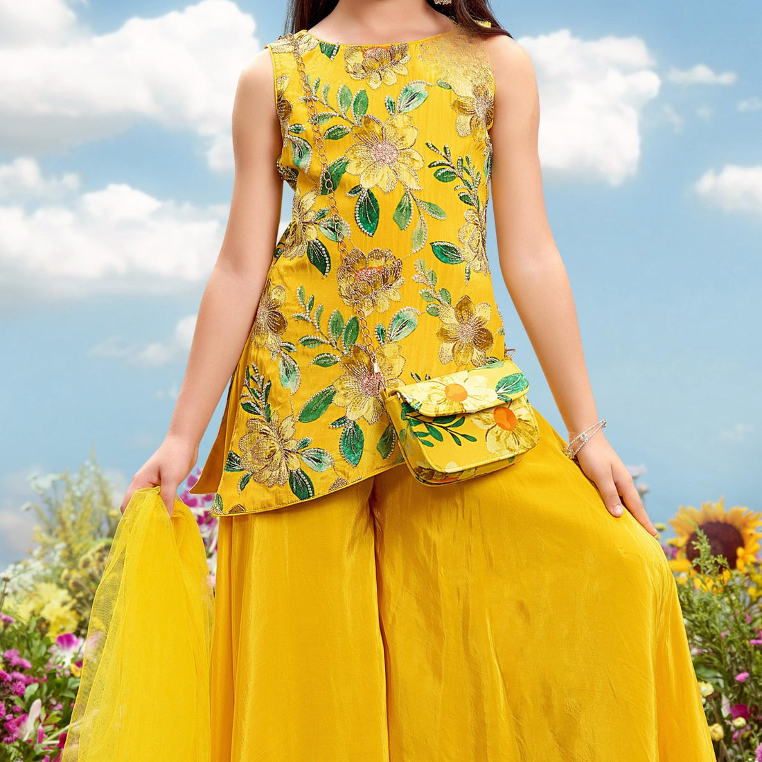 Plazo Set yellow