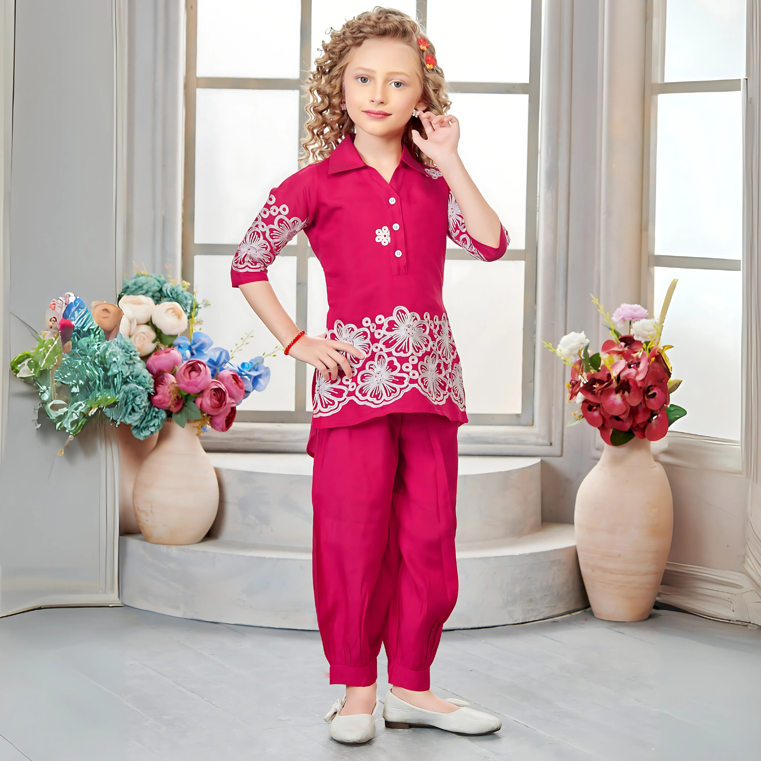 Beautiful Elegant Girls Tunics Set