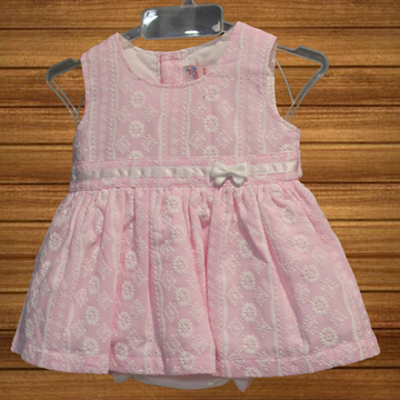 Baby Girls Cotton Embroidered Frocks