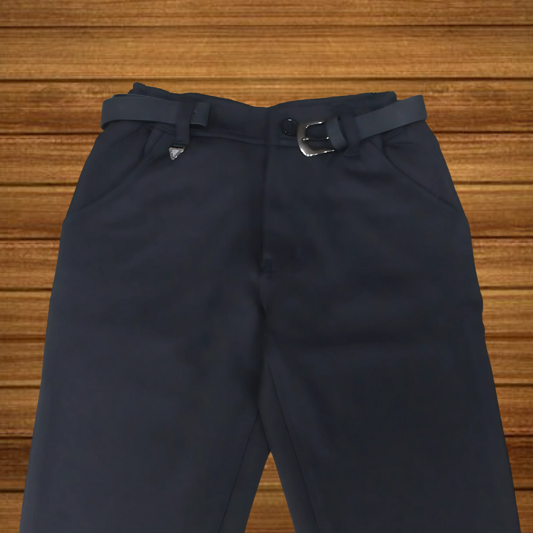 Boys Cotton Mid-Rise Classic Regular Fit Pant