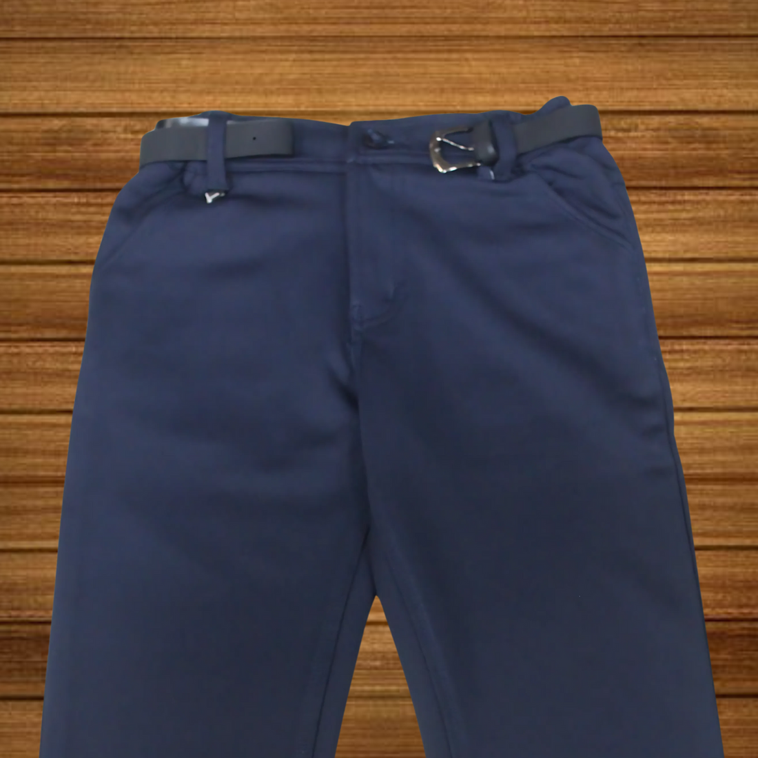 Boys Cotton Mid-Rise Classic Regular Fit Pant