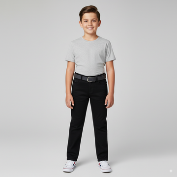 Boys Regular Fit Jeans with Stretch