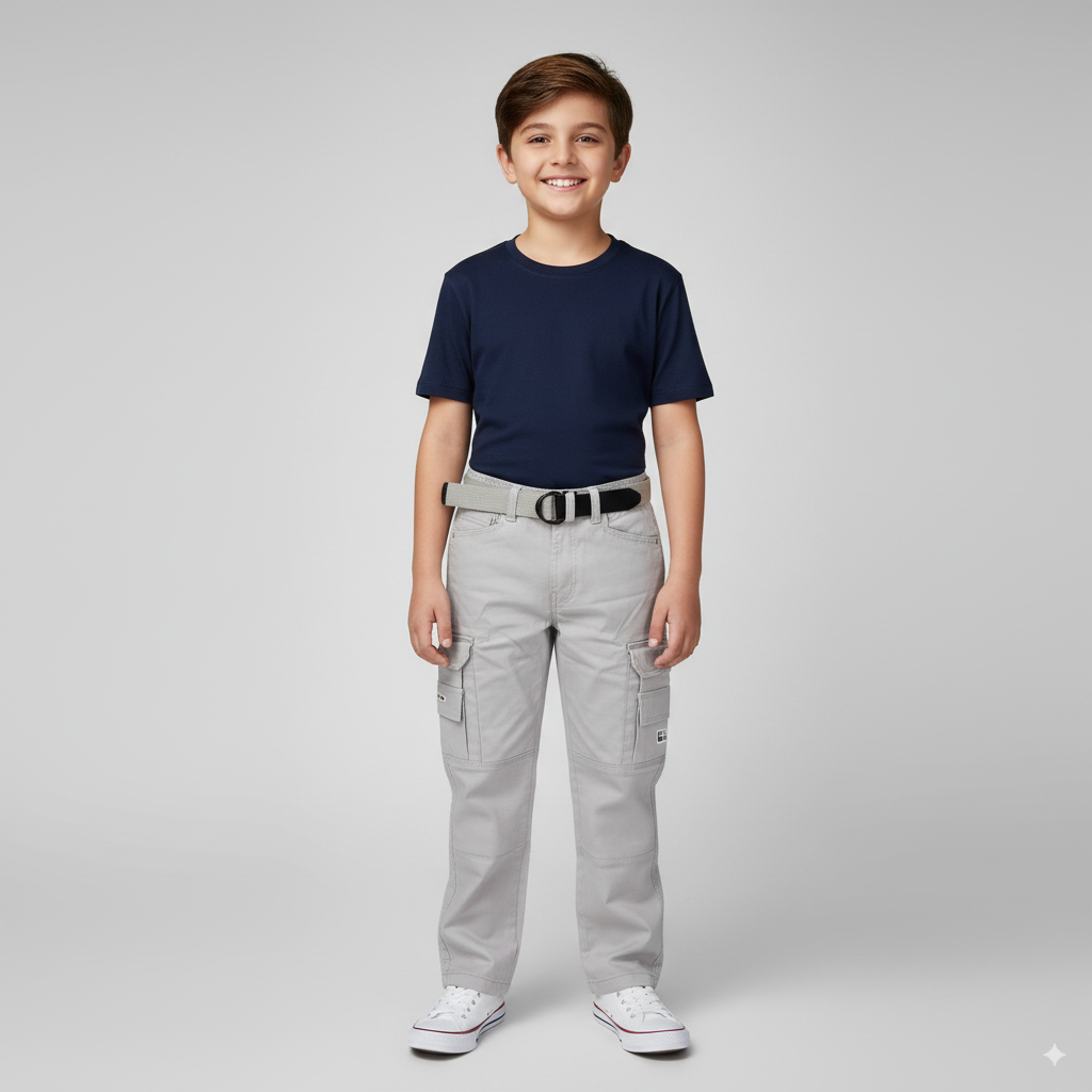 Boys Cargo Pants Cotton