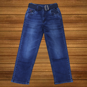 Boys Faded Blue Denim Jeans