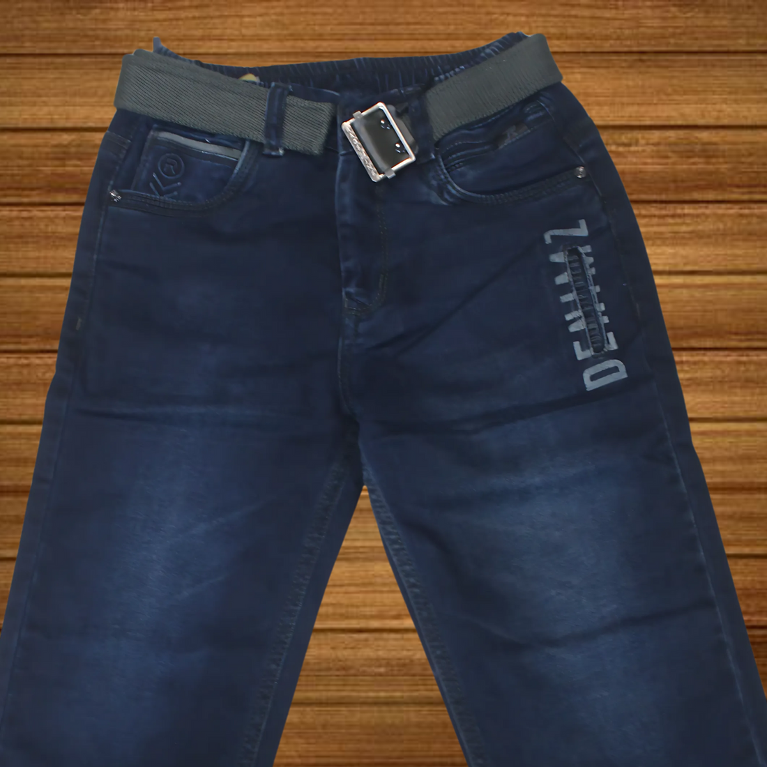 Boys Dark Olive Denim
