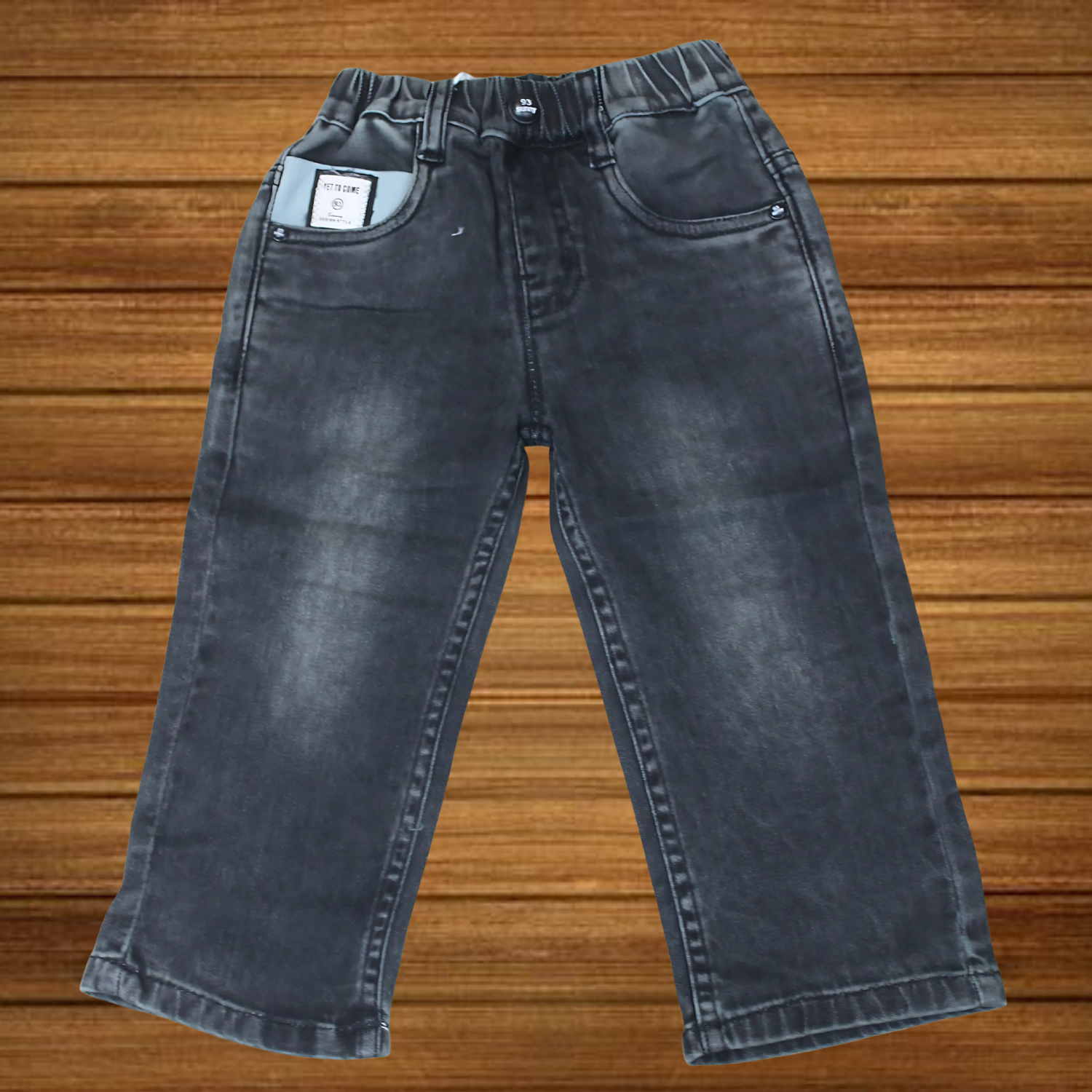 Boys Olive Denim Jeans