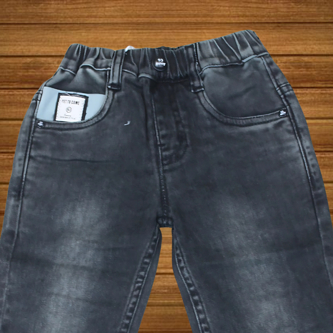 Boys Olive Denim Jeans